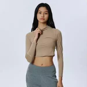 스파이더 [스파이더 본사] 여성 올데이 크롭 긴팔 티셔츠 SPJFCNRL251WBEG 1064285