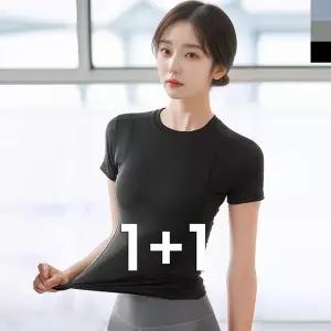 반팔티 데일리 데이트 스판 반팔 빅사이즈 캐쥬얼