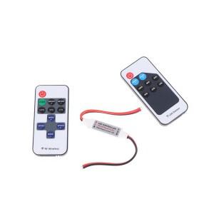 미니 LED 단일 색상 디머 DC 5V 12V 24V 6A 5050 2835 스트립 라이트 일정 전압 PWM 신호 컨트롤러 RF 9키
