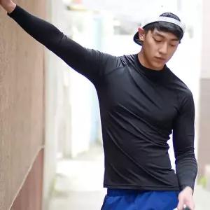 [하프클럽/]츄리닝 상의 티셔츠 신상 남성트레이닝바지 운동 봄