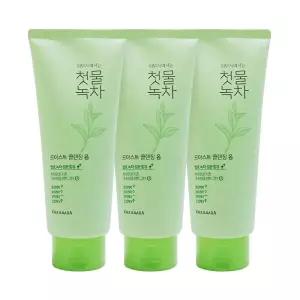 뷰티톤업 과일나라 첫물녹차 모이스트 클렌징 폼 180g 3개팩