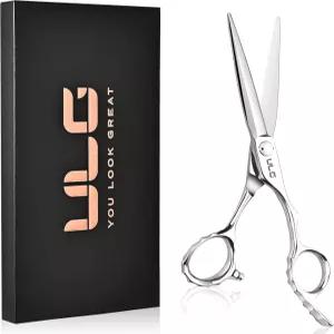 ULG 프로페셔널 헤어 커팅 가위 및 6.5인치 440C 일본 스테인리스 스틸 이발 손으로 만든 면도날 살롱