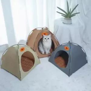 D 강아지 고양이 텐트 야외 접이식 반려동물 텐트 하우스 펫 숨숨집