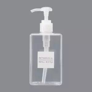 [콩심팥심]리필용기 욕실 디스펜서 투명 리필용기 280ml 공병 펌프용기