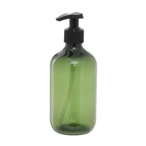 [콩심팥심]리필용기 욕실 디스펜서 원통 샴푸용기 그린 500ml 리필용기