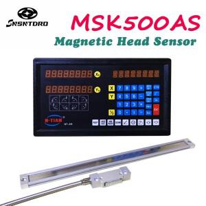 MSK500AS 마그네틱 체중계 테이프  알루미늄 합금 리더 헤드  선형 변위 센서 해상도  자석 스트립 포함  0