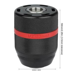 다용도 키리스 핸드 드릴 척  자체 조임 1/2-20UNF 마운트  2 ~ 13mm