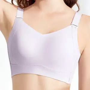 트루리즈 끄롤 처짐방지 미니마이저 브라 4XL 라벤더 여자속옷 압박브라 빅사이즈브라