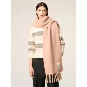 AMI PARIS (Unisex) Off흰색 Adc Scarf - Powder 1029262