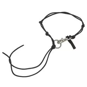 라돈 가죽 목걸이 A2208LBL BLACK LEATHER [OLA009]