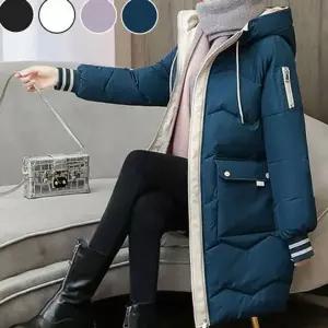 [하프클럽/]루즈핏 여성 롱 패딩 데일리 여성 웰론 패딩 돕바 아우터