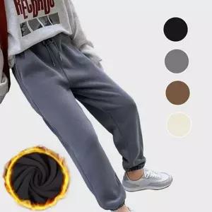 [하프클럽/]데일리 여성 기모 조거 팬츠 캐주얼 여성 겨울 조거 팬츠