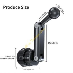 범용 자동차 휴대폰 홀더 삼각대 스탠드 어댑터 N1HC 용 17mm 볼 헤드 확장로드