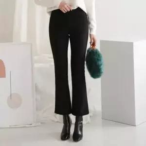 부츠컷 봄가을 여성 바지 팬츠 나팔 키작녀 빅사이즈