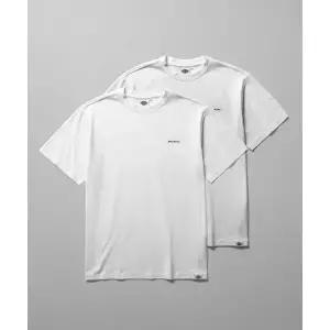 매장정품 DICKIES 디키즈 [2PACK] 베이직 폰트 로고 티셔츠 White DIKU251LRTS003WH0 1814642