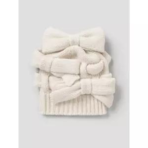 COMME DES GARCONS GIRL (Women) Wool Big Ribbon Hat - Off 흰색 1029030