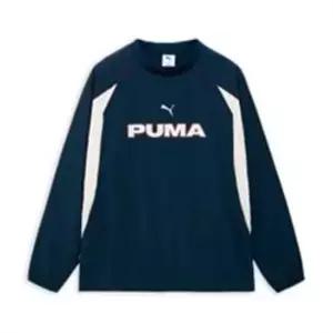 푸마 636281 14 헤리티지 풋볼 우븐 긴팔 맨투맨 칼라블럭 크루 HERITAGE FOOTBALL C