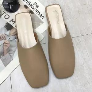 뮬 슬리퍼 클래식 신발 로퍼 구두 뮬슬리퍼 여자 데일리 스퀘어 블로퍼