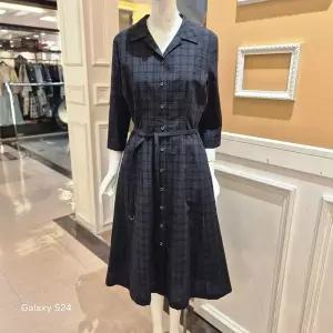 [하프클럽/BCBG]BCBG 비씨비지 가을26 스페어 체크 원피스 B6C7O602