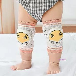 아기 돌아기 걸음마 캐릭터 기는 무릎보호대 귀여운hij