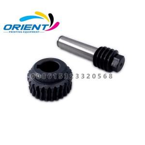 하이델베르그 GTO SM74 MO52 M2.006.011 블랭킷 인상 실린더 클램프 샤프트 인쇄 부품용 웜 기어