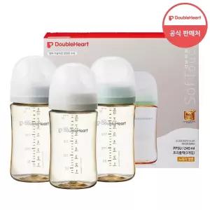 [더블하트] 모유실감 3세대 PPSU 240ml 트리플