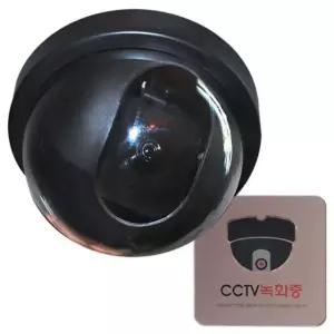 모형감시카메라 돔형 모형CCTV CCTV녹화중 (W8DFD2B)