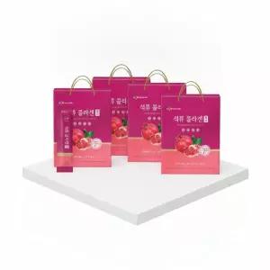 [무료 배송] CJ웰케어 자연건강 석류콜라겐 젤리 10g 40포 x 5개