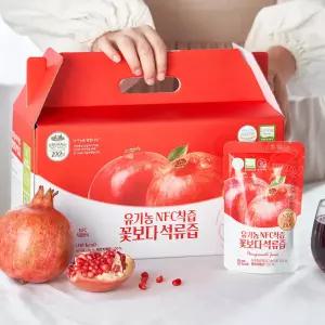 물넣지않은 유기농 100% NFC착즙원액 꽃보다석류즙 30팩
