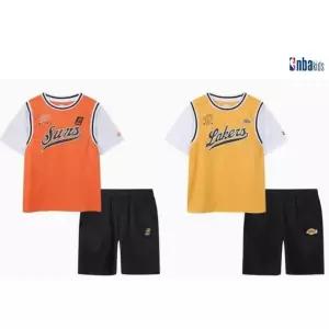 [롯데백화점]엔비에이 NBA키즈 팀 어센틱 메쉬 레이어드 세트 K262ST010P