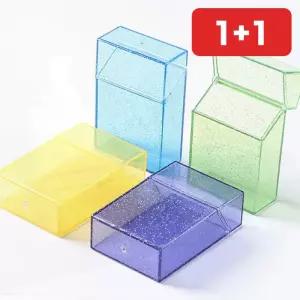 담배케이스 아크릴 포토카드 보관함 파우치 투명 아이돌 굿즈 슬리브  1+1