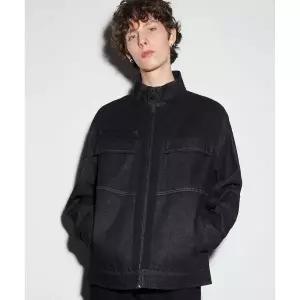 브랜드정품 BUCKAROO 우븐배색 워크 데님 자켓 블랙 176811