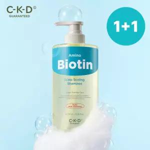 CKD 아미노비오틴 두피각질샴푸 750ml 2개 (탈모증상완화+쿨링감