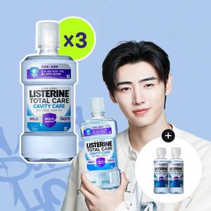 리스테린 캐비티케어 마일드 750ml, 3개 + 증정(캐비티케어 마일드 100ml, 2개)