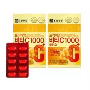 온누리 특별+적립 [종근당건강] 프리미엄 비타c1000 항산화 (100c) X 2개