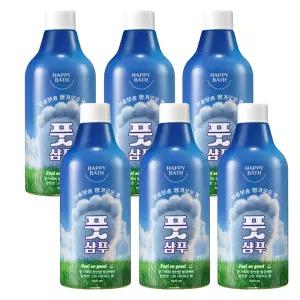해피바스 필쏘굿 풋샴푸 리필 500ml x6개