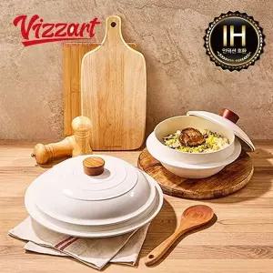 비전아트 비자트 인덕션 세라믹가마솥전골냄비SET