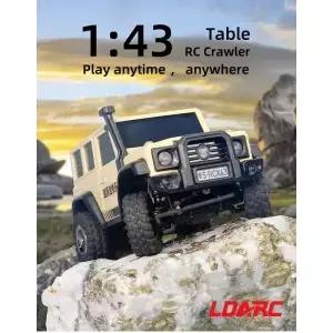 LDARC X43 143 크롤러 RC카 시뮬레이션 풀타임 4륜구동 등반 자동차 리모컨 RTR 키트 ( 및 )
