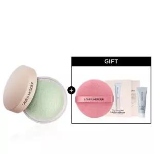 [로라메르시에](강남점)트랜스루센트 루스 세팅 파우더 울트라 블러 민트 20g(핑크 벨루어 퍼프 + 미니 ...
