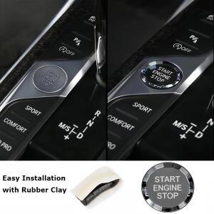 BMW호환 G20 G21 G23 G26 G29 G07 F40 F44 G14 G01 G02 G06 G05 패션 자동차 시동/정지 엔진 스위치 점화