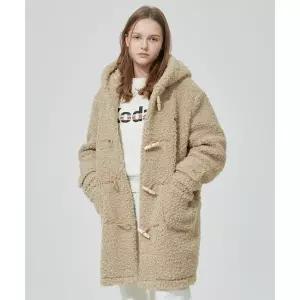 [코닥]K4322LFJ95BEI 플리스 자켓 스포츠 후리스 브라우니 더플 롱 BEIGE 4459476