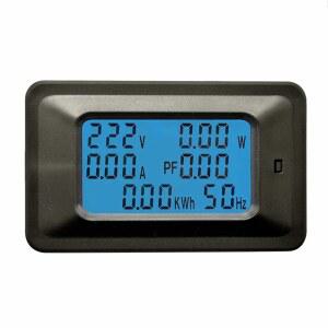 AC 6in1 멀티미터 콤보 미터 110~250V 전압 앰프 50A 전력 와트 에너지, 개폐 전류 변압기 분할 포함