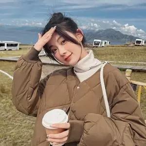 [하프클럽/]베이직 여성 누빔 자켓 라운드 여자 누빔 자켓 데일리 겨울