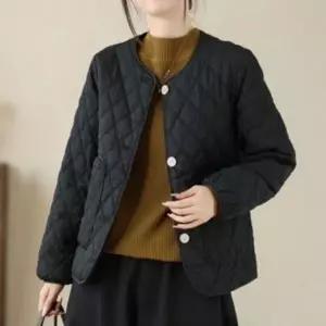 [하프클럽/]데일리 여성 퀼팅 재킷 캐주얼 여성 누빔 재킷 여자 가을