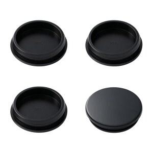 원형 구멍용 ZDWFDC 4PCS 2인치 고무 플러그 50.6MM 블랙홀 스냅 잠금 가구 DD044-50.6B에 사용됨
