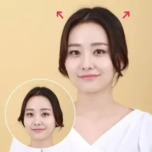 볼륨업 아무 헤어뽕 똑딱이(대) 부분 여자정수리 피스