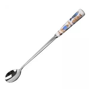 물고기 디자인 스텐 롱티스푼 20.5cm 긴스푼 커피