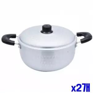 가벼운 알루미늄 양수 냄비 20cm X2개 코팅 다용도 편수 찌개