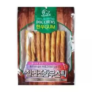 [반려] 칠면조 한우스틱 간식 강아지 수제 70gX2개 네츄럴EX