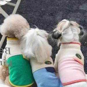 [반려] 배색 후리스 집업 S-3L 비유펫 티셔츠 후드 패션용품 반려동물 생활 건강